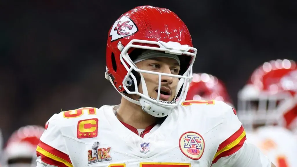Patrick Mahomes during Super Bowl LIX