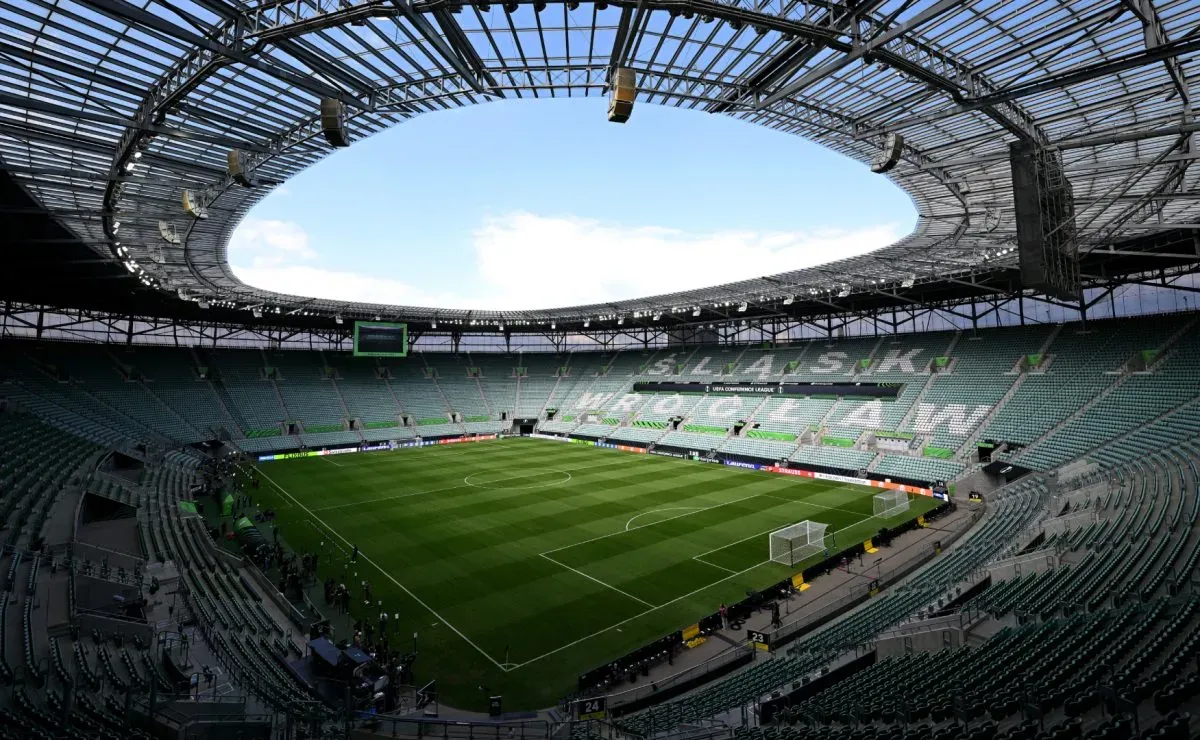 General view inside the Stadion Wrocław