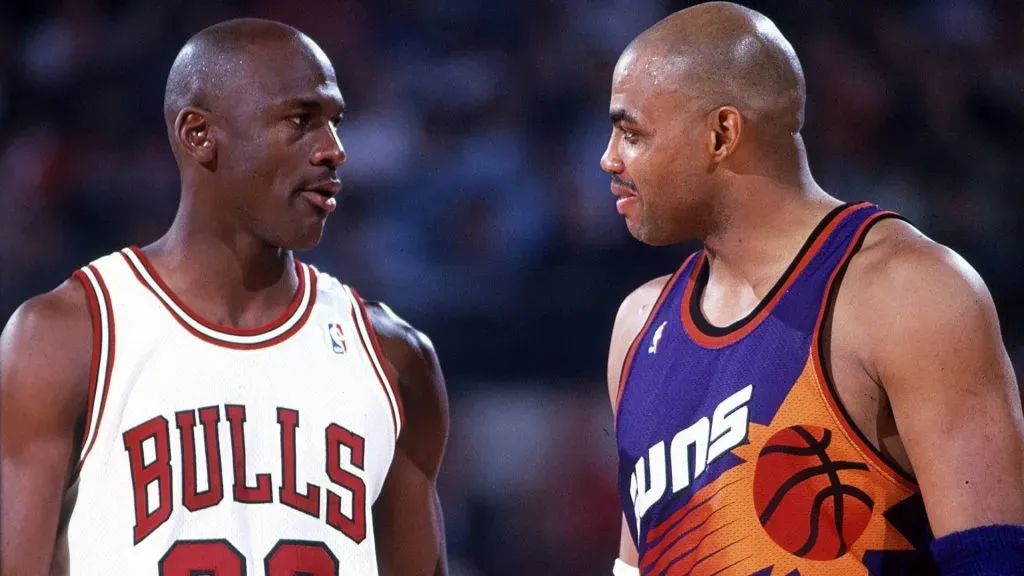 Michael Jordan and Charles Barkley