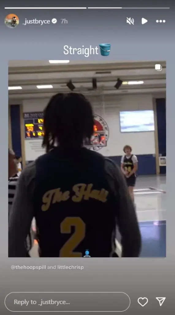 Via Bryce James’ IG