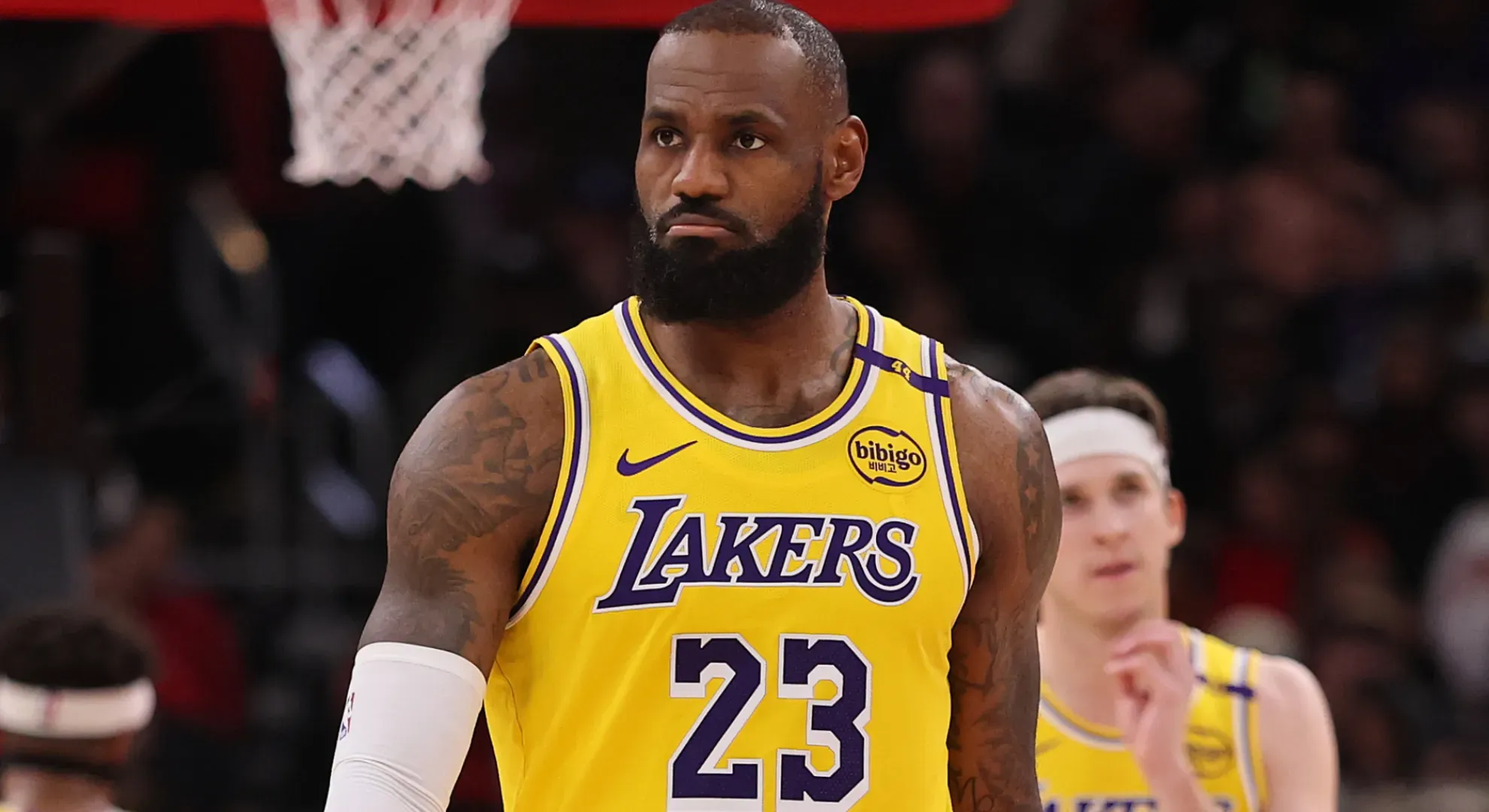 Lakers star LeBron James