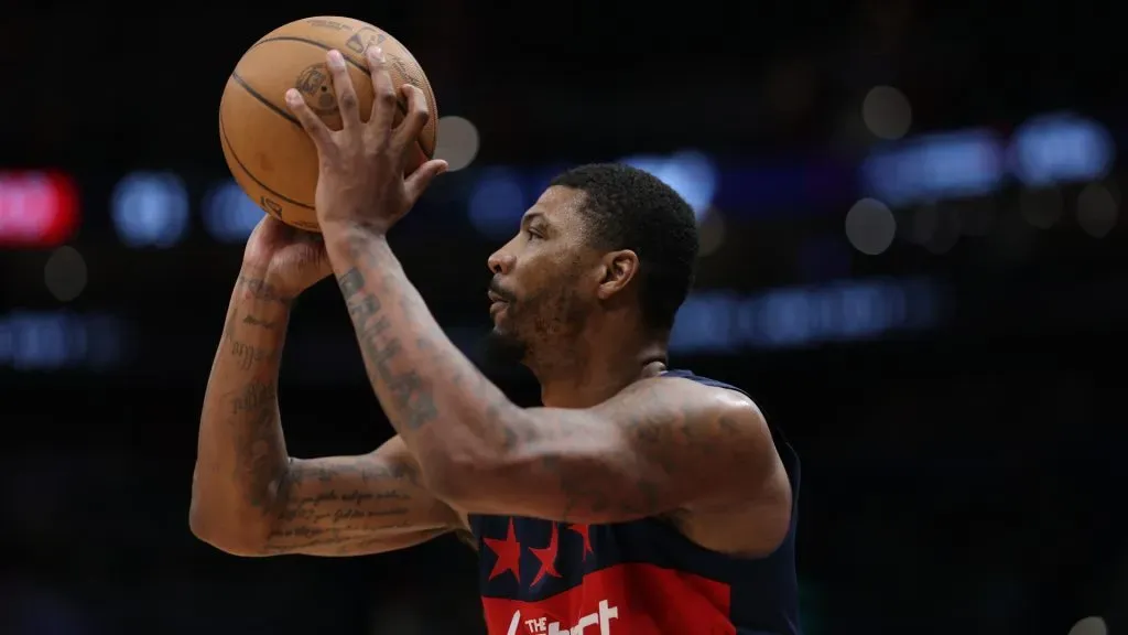 Marcus Smart playing for the Washington Wizards against the Utah Jazz on March 5, 2025