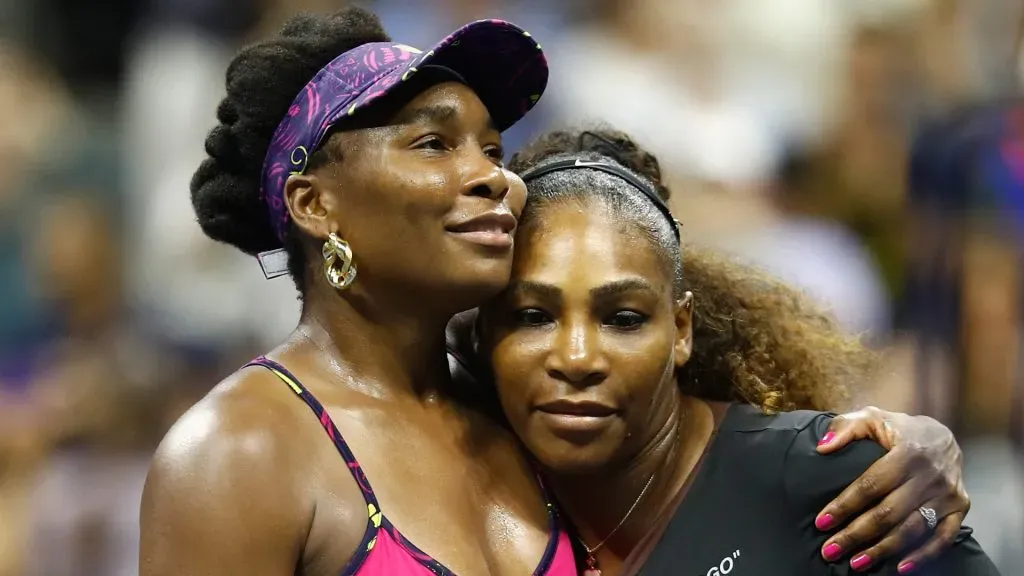 Venus and Serena during the 2022 US Open (Getty Images)