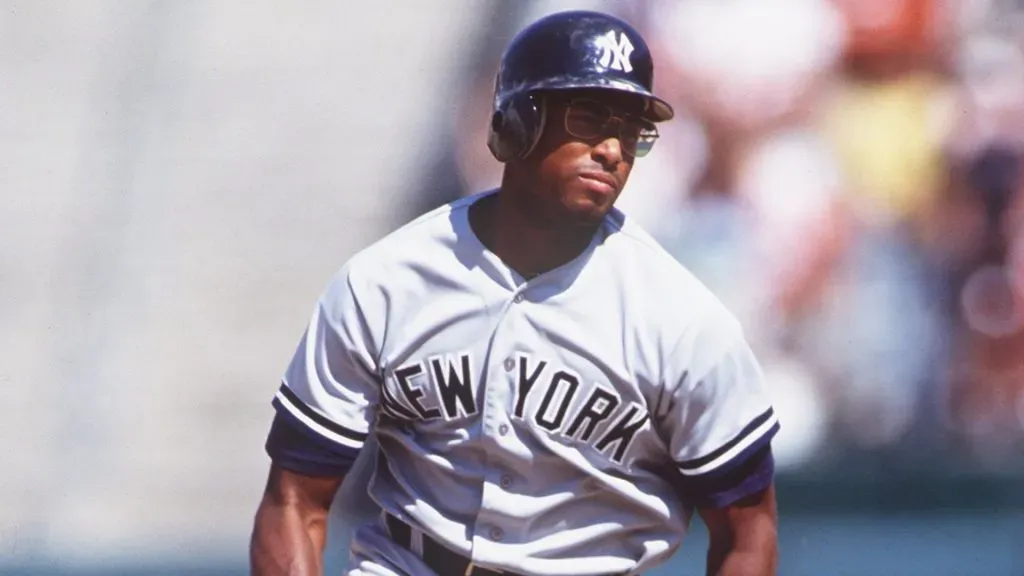 Bernie Williams in 1991. (Source: Otto Greule/ALLSPORT)