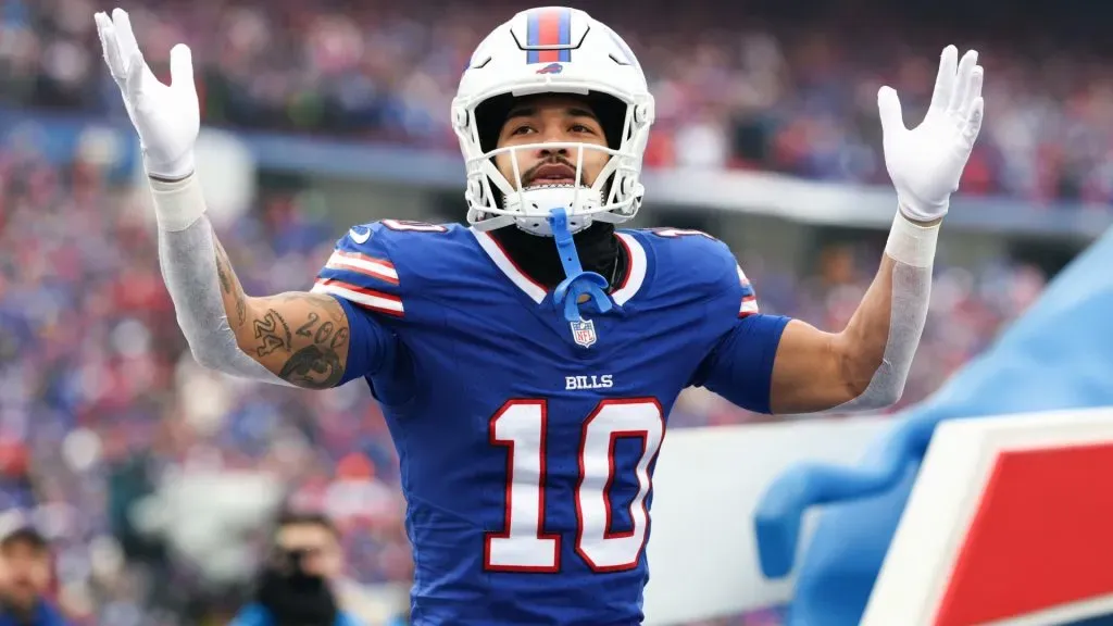 Khalil Shakir #10 of the Buffalo Bills