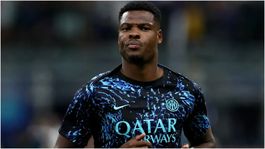 Denzel Dumfries of Inter – Marco Luzzani/Getty Images