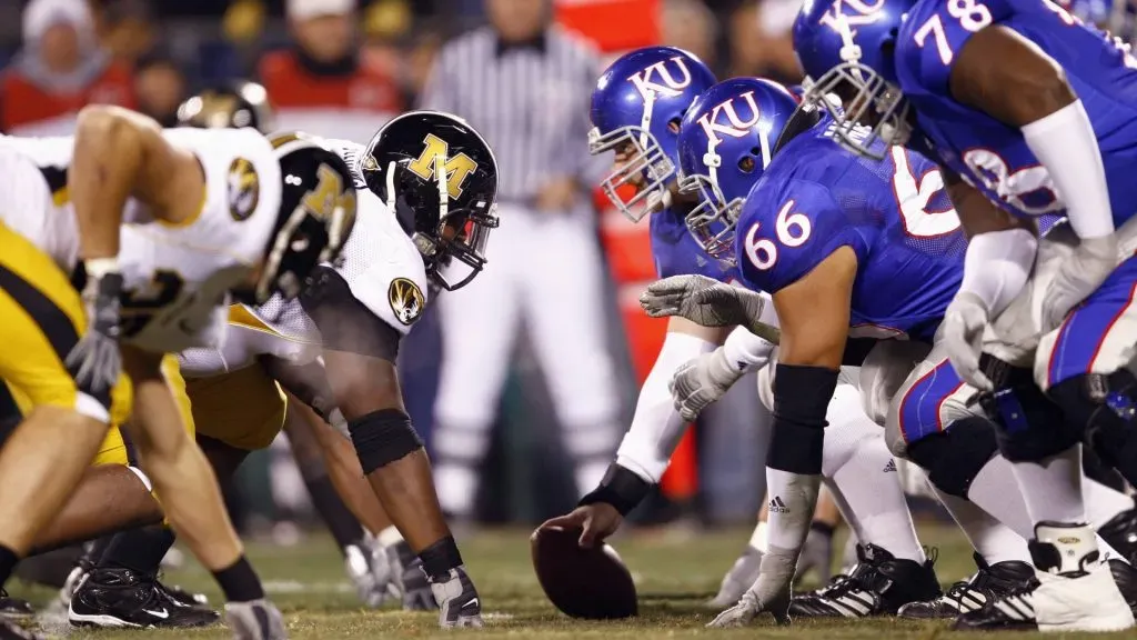 Missouri vs. Kansas (Source: Jamie Squire/Getty Images)