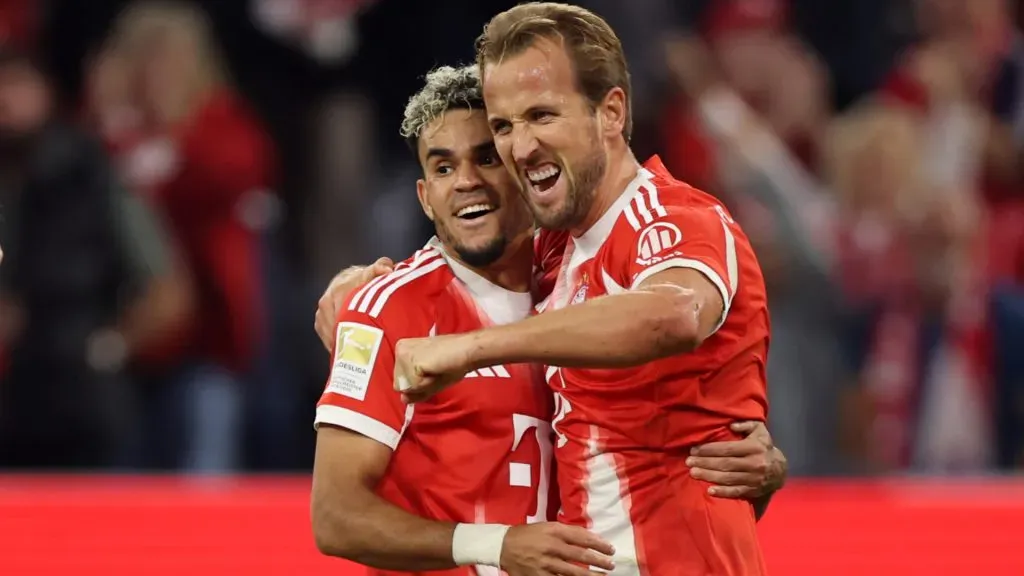 Bayern Munich stars Luis Diaz and Harry Kane