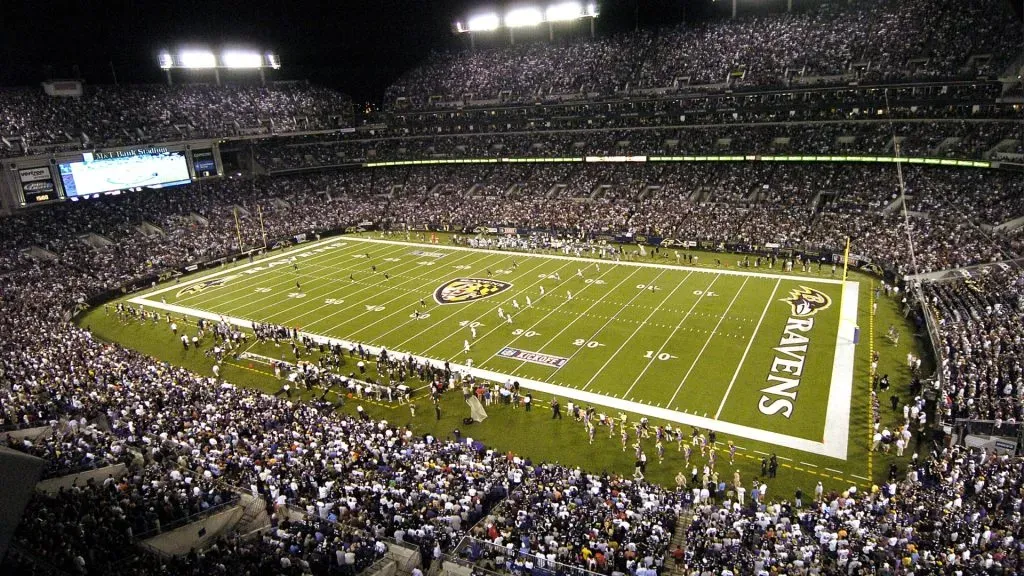 An overall view shows M&T Bank Stadium in 2005. (Source: Nick Wass/Getty Images)