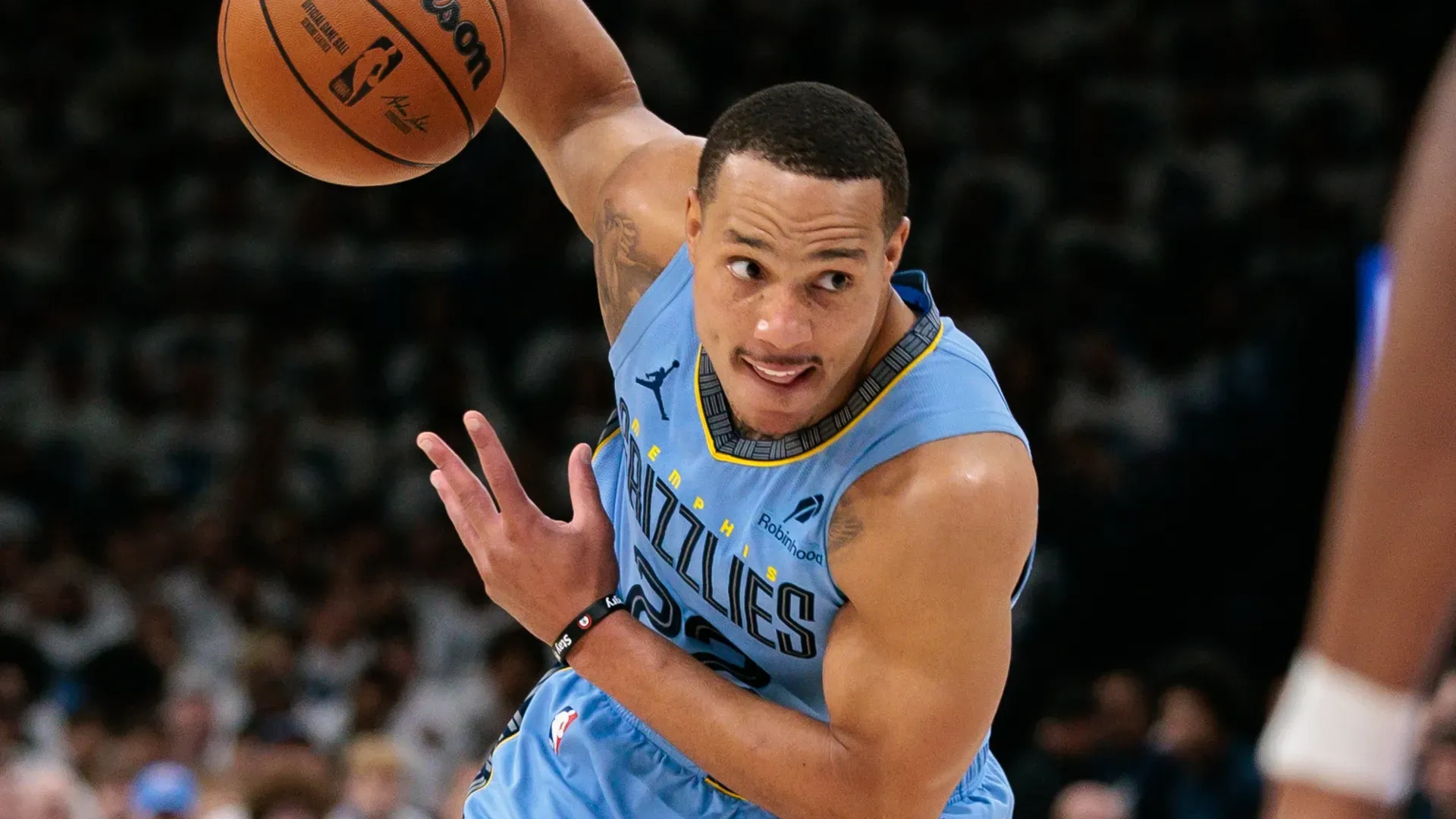 Desmond Bane during a Memphis Grizzlies match.