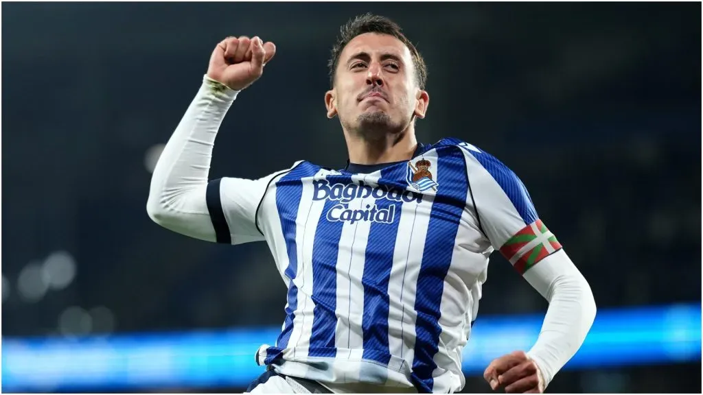 Mikel Oyarzabal of Real Sociedad â Manuel Serrano Arce/Getty Images