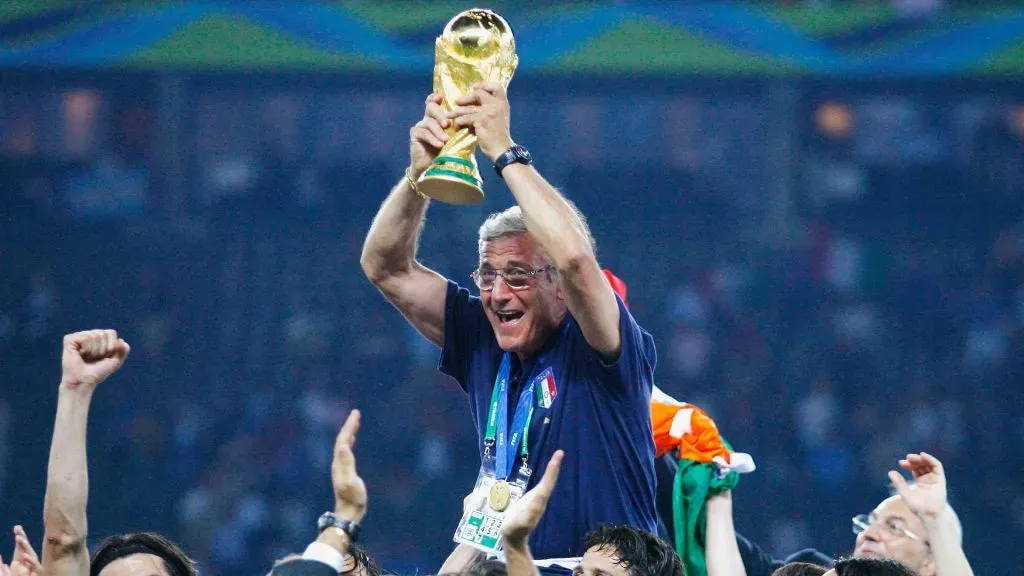 Marcello Lippi during the FIFA World Cup Germany 2006 Final match. (Source: Shaun Botterill/Getty Images)