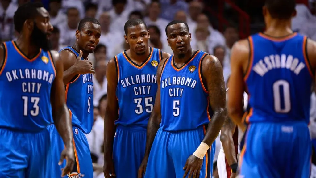 OKC's players talking