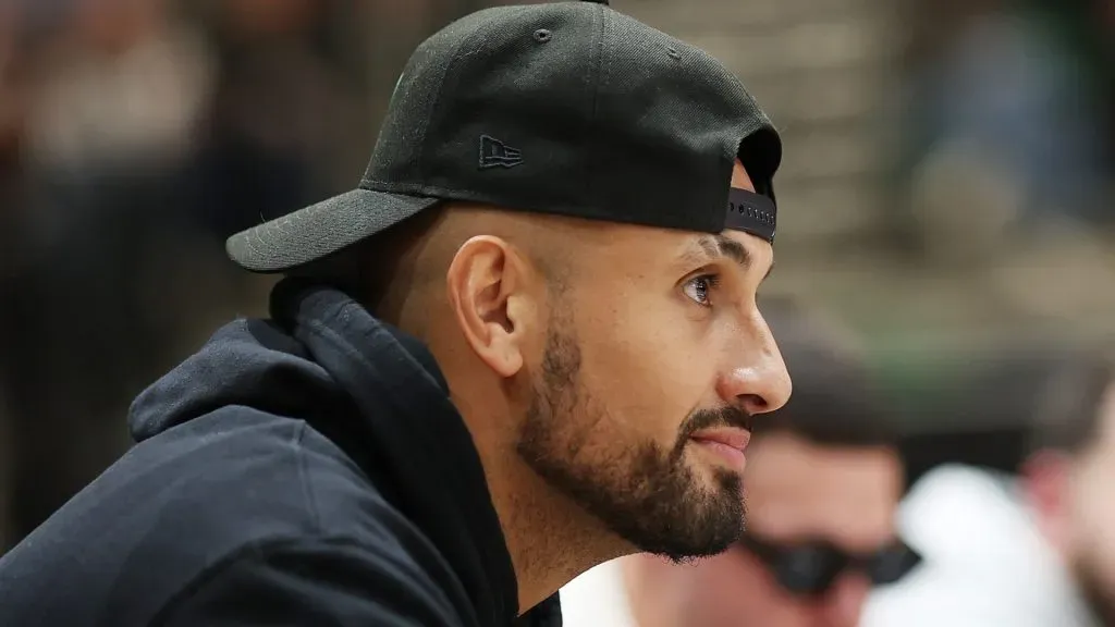 Ā© Mark Metcalfe/Getty Images Kyrgios on the sideline