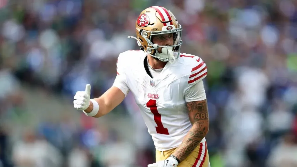 Ricky Pearsall #1 of the San Francisco 49ers