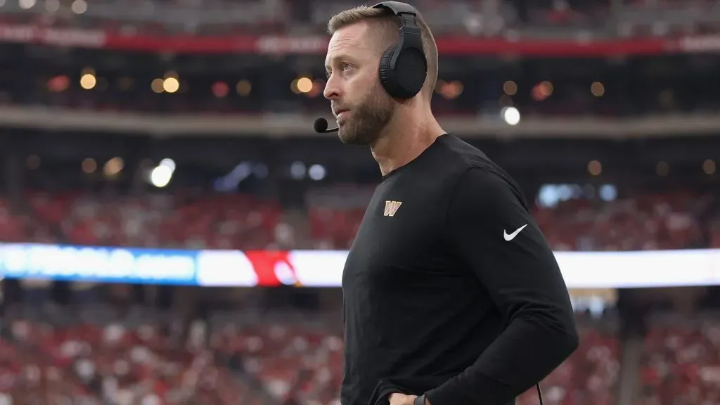 Offensive Coordinator Kliff Kingsbury of the Washington Commanders