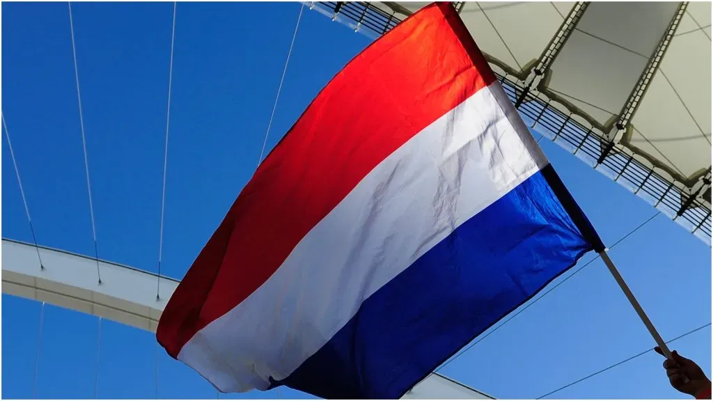 Netherlands fan waves a flag – Stuart Franklin/Getty Images