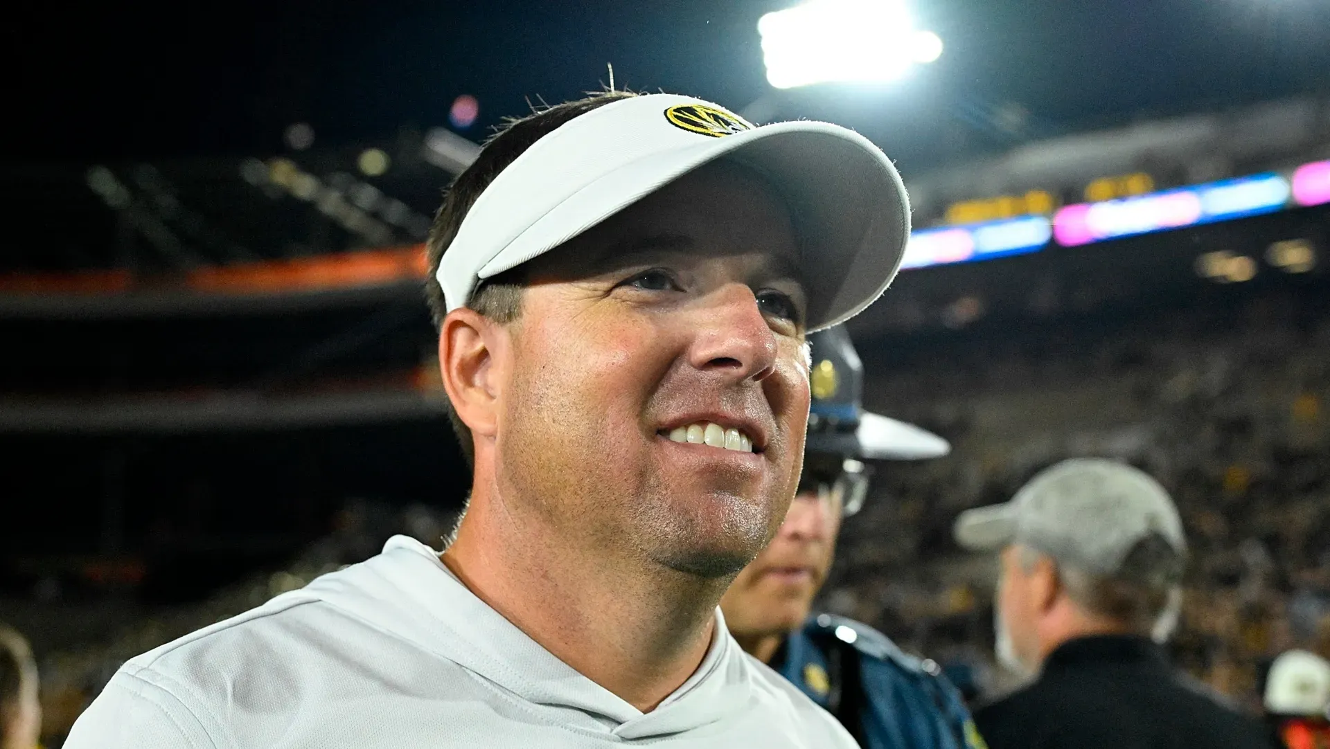 Eli Drinkwitz of the Missouri Tigers