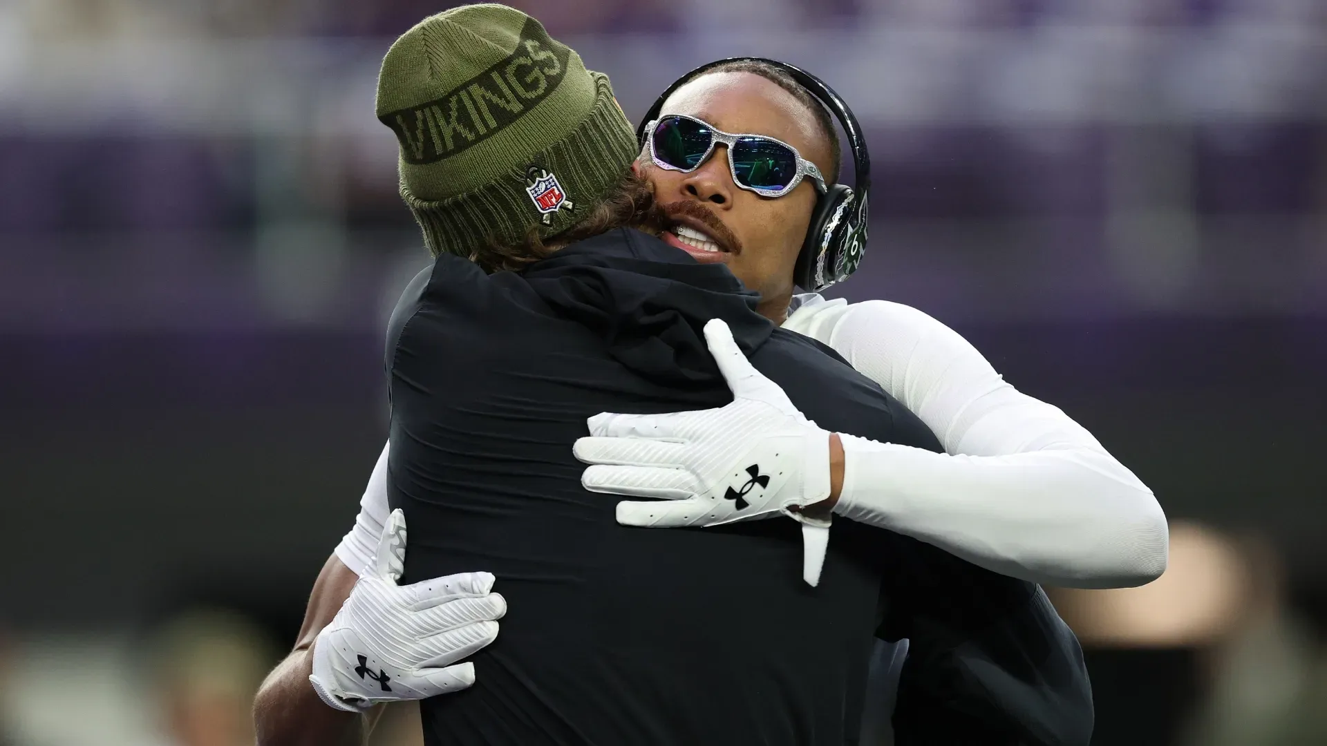 Justin Jefferson with JJ McCarthy