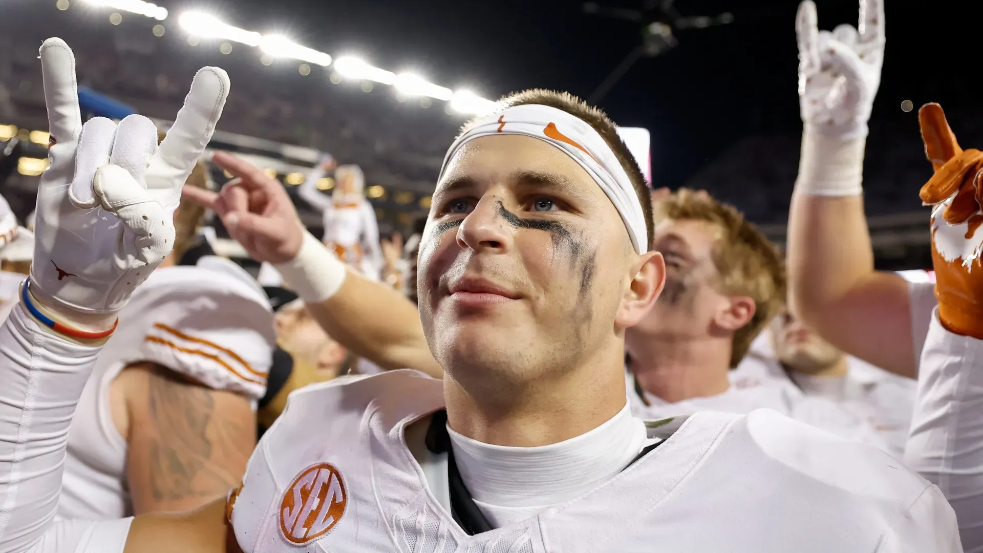 Michael Taaffe celebrating