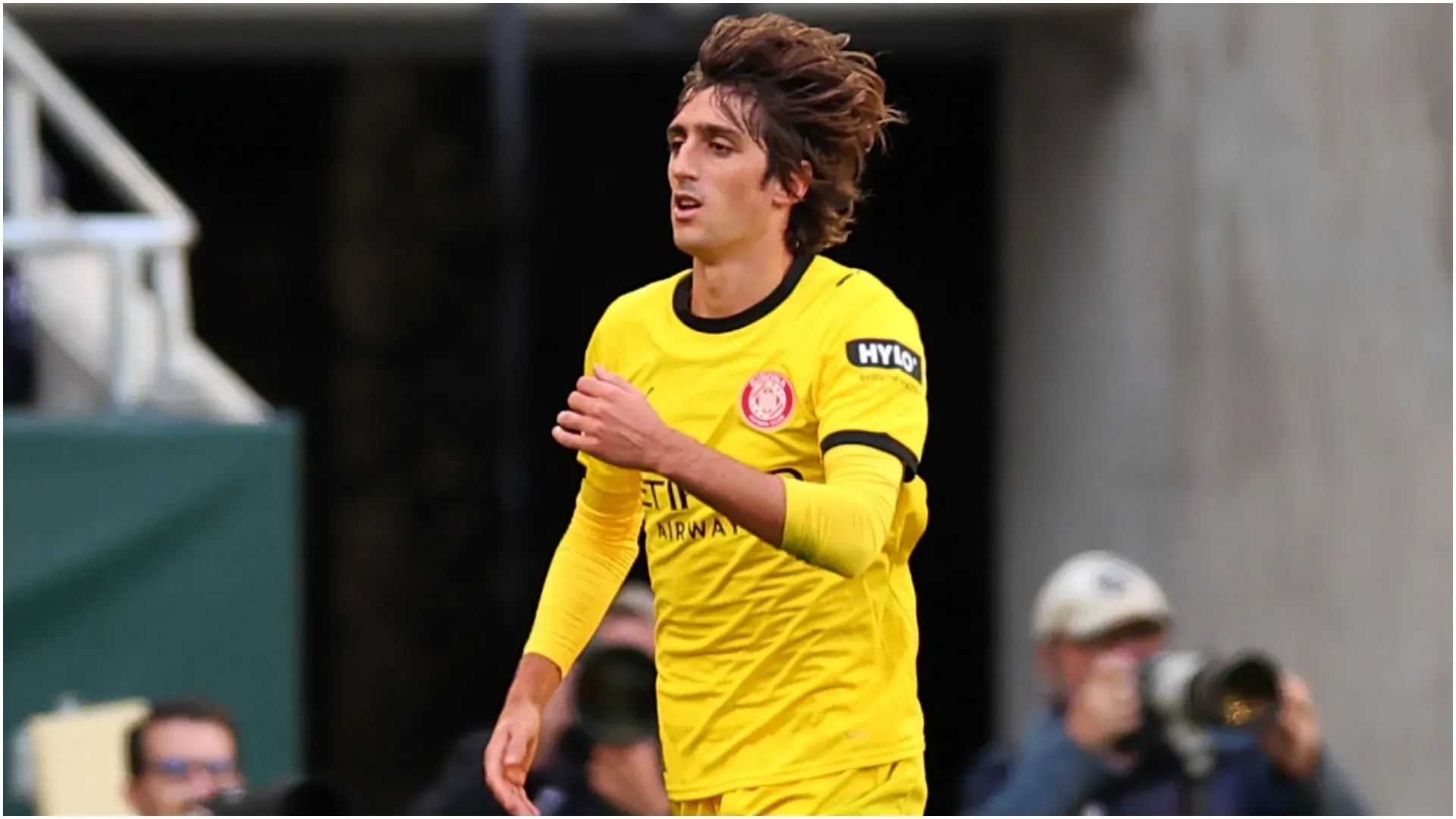 Vladyslav Vanat of Girona ā Fran Santiago/Getty Images