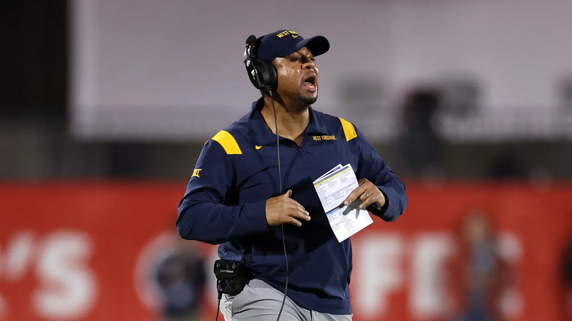 Chad Scott during a game with the West Virginia Mountaineers