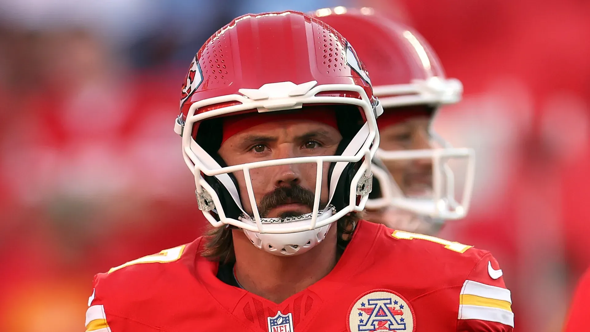 Gardner Minshew warming up before a game