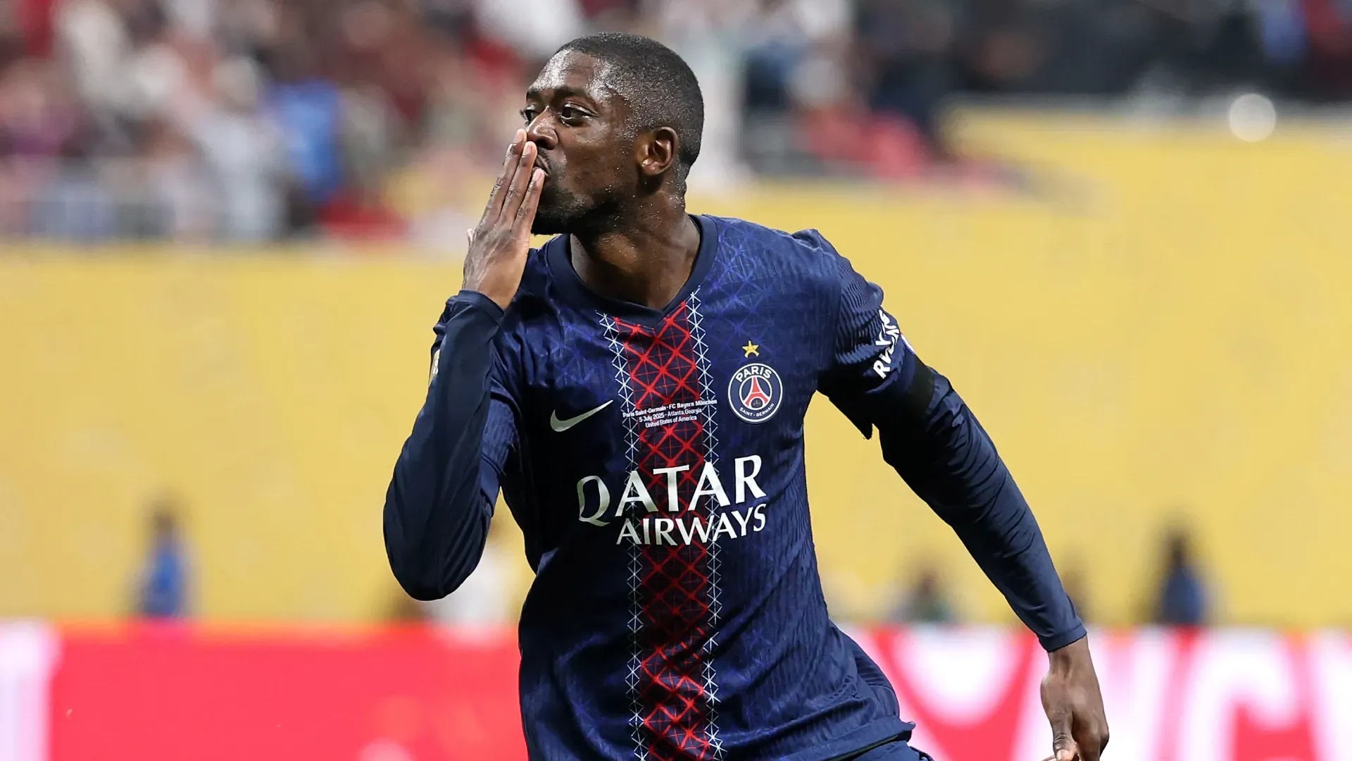 Ousmane Dembele #10 of Paris Saint-Germain wins FIFA The Best 2025. Kevin C. Cox/Getty Images