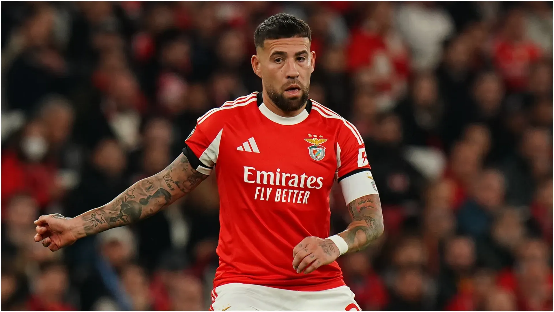 Nicolas Otamendi of SL Benfica โ Gualter Fatia/Getty Images