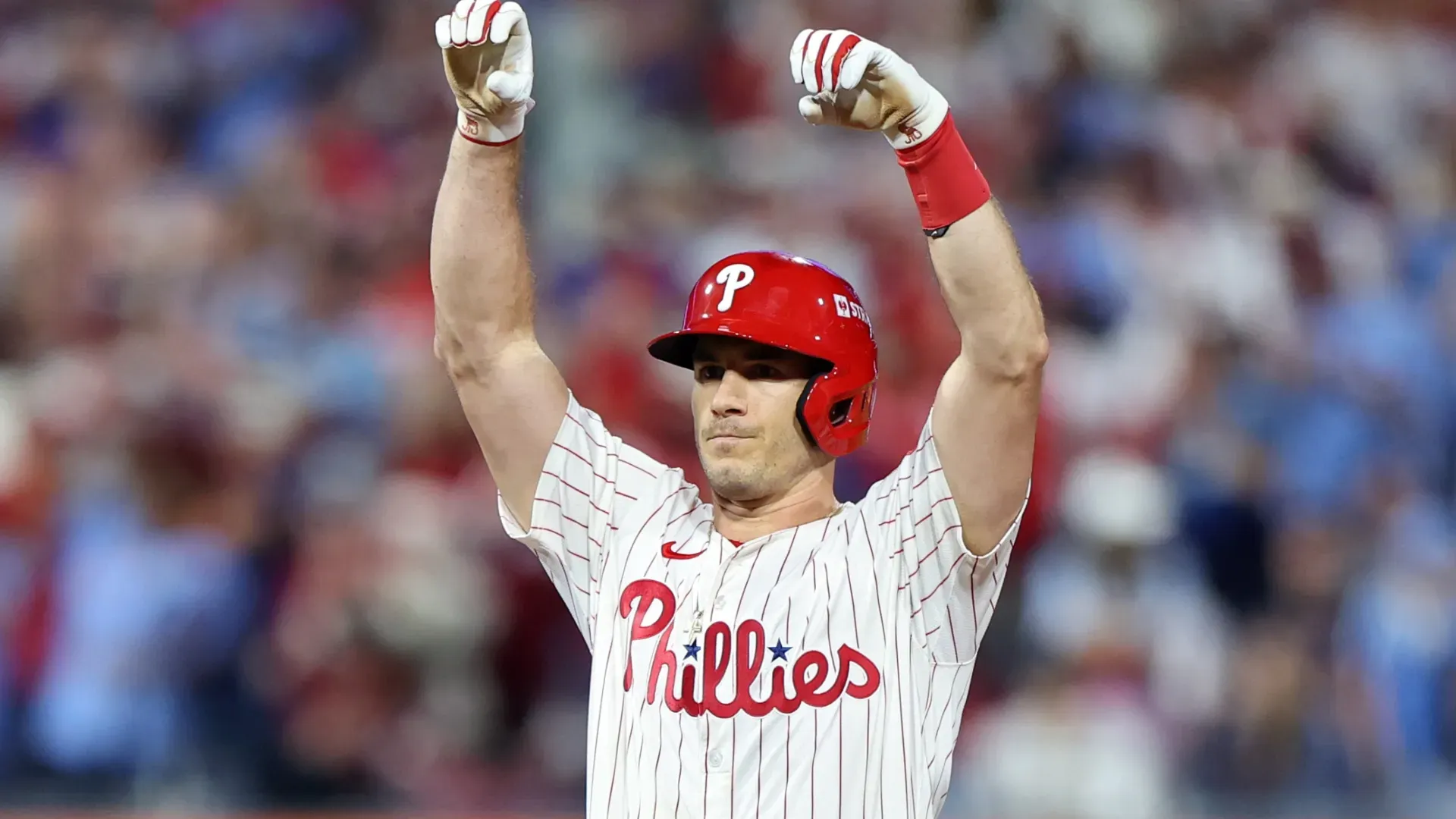 J.T. Realmuto #10 of the Philadelphia Phillies