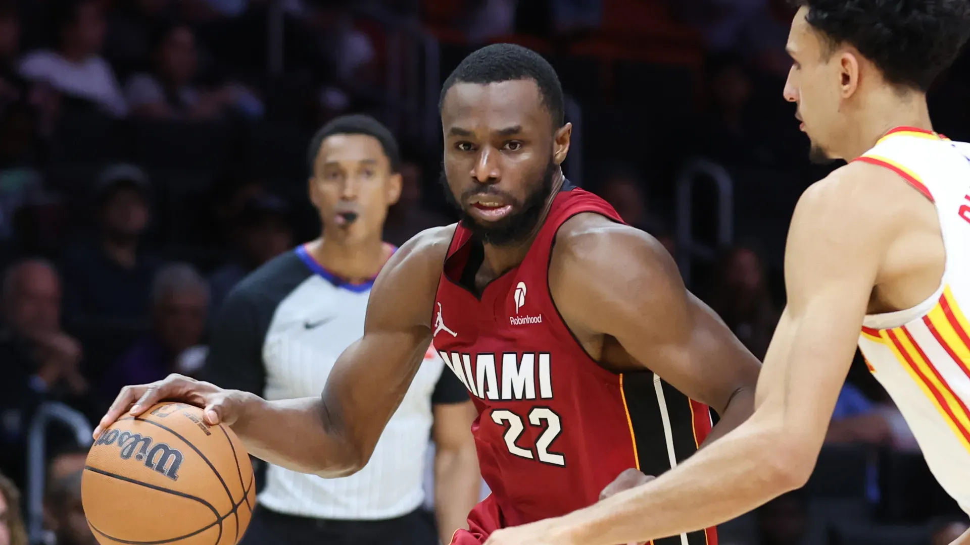 Andrew Wiggins #22 of the Miami Heat.