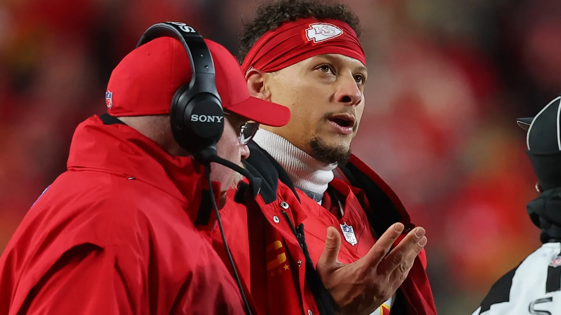 Patrick Mahomes with Andy Reid