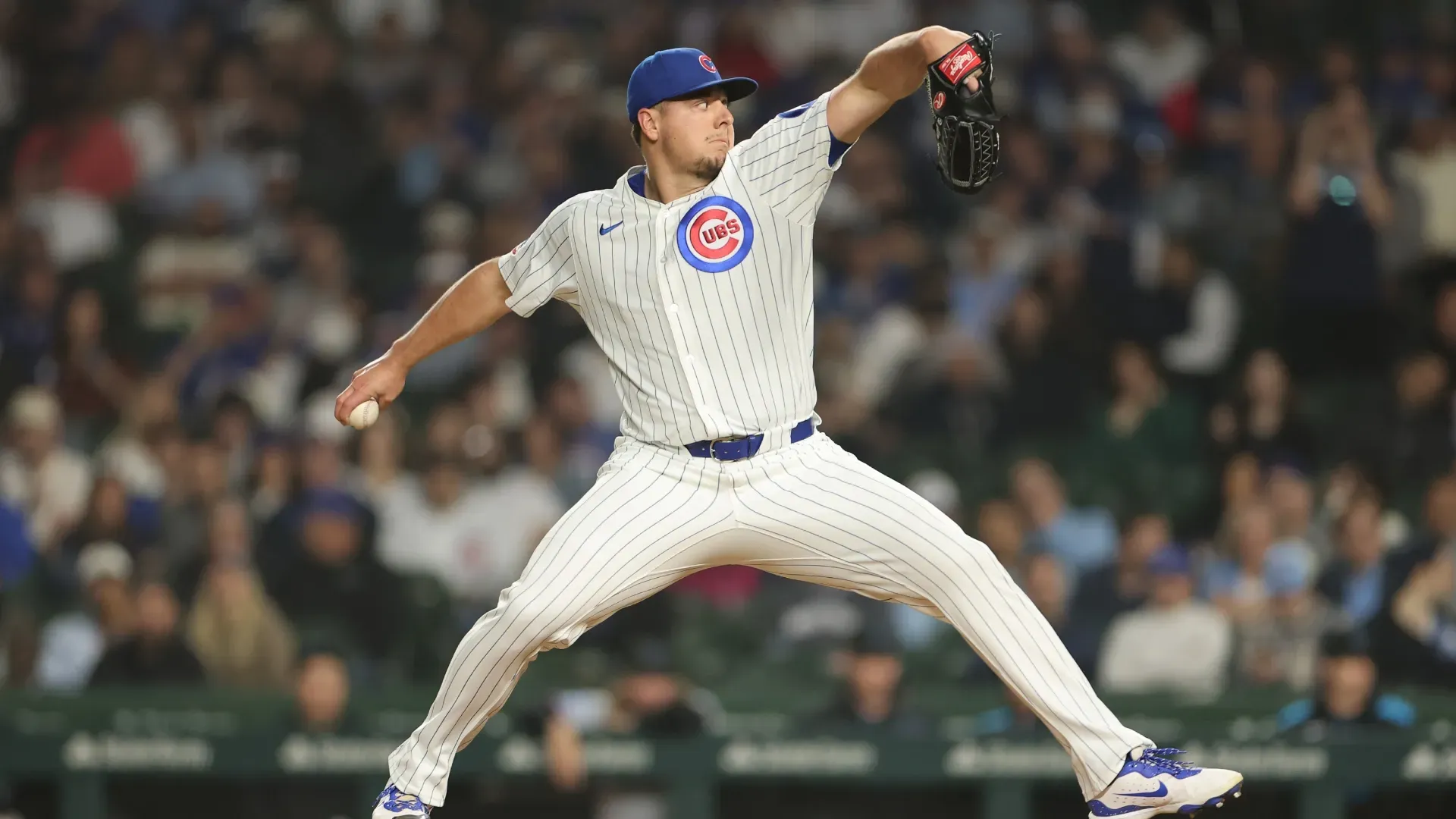 Brad Keller pitching