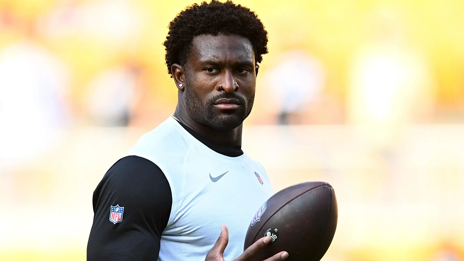 DK Metcalf #4 of the Pittsburgh Steelers