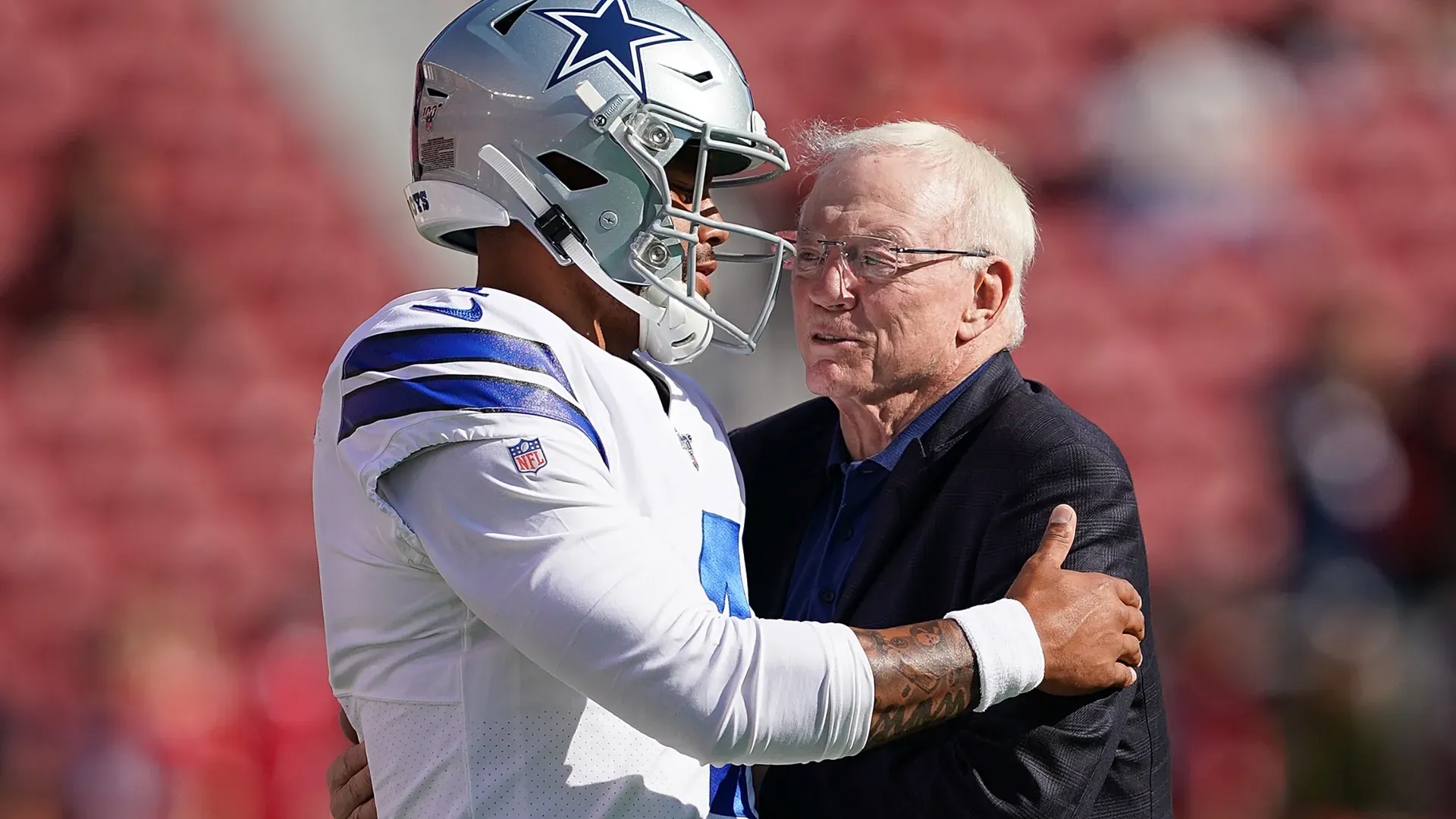 Dak Prescott and Jerry Jones