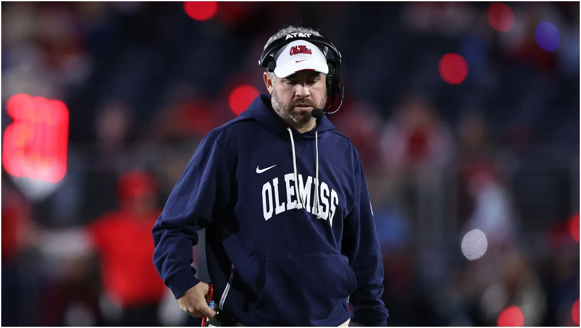 Head coach Pete Golding of the Ole Miss Rebels – Justin Ford/Getty Images