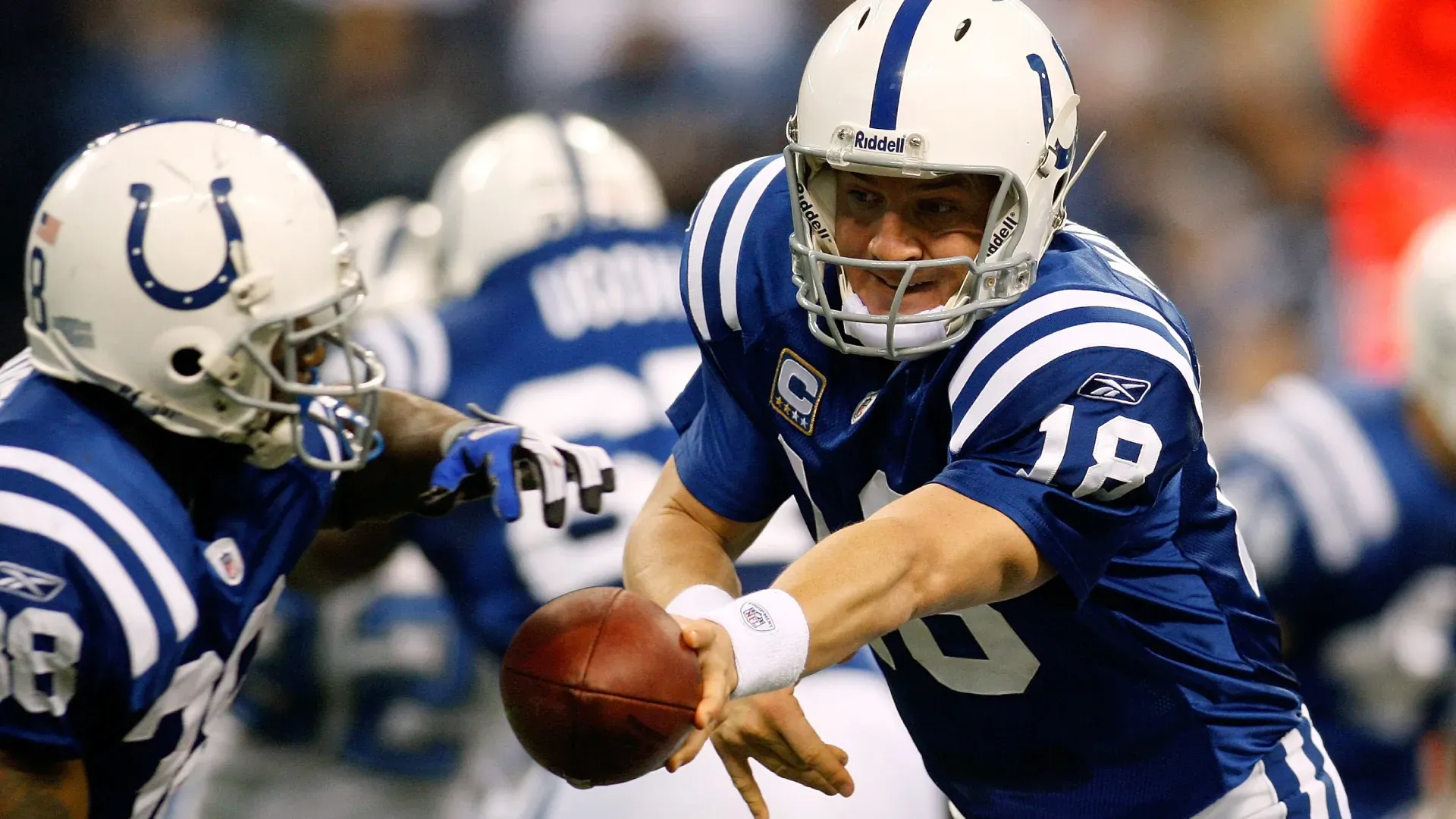 Peyton Manning in 2008 (Source: Chris Graythen/Getty Images)