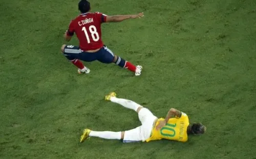 El jugador colombiano fue muy reprochado en todo el mundo por su sucia jugada (FOTO: Getty)