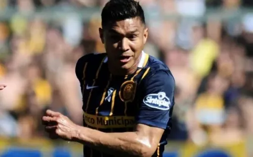 El delantero terminó con polémica el año, ya que afirman que estuvo coqueteando con la esposa de Ovelar, compañero en Junior (GETTY)