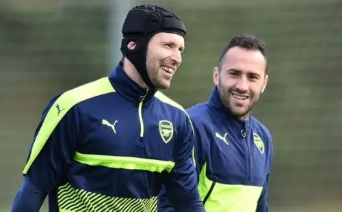 Ambos goleros tienen buena relación en lo que llevan juntos en el equipo ‘Gunner’ (FOTO: Getty)