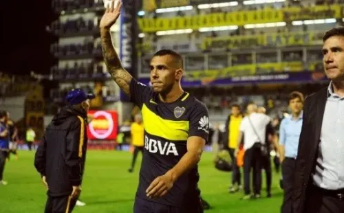 UN DÍA VOLVIÓ. Así se despidió en diciembre del 2016 en La Bombonera.