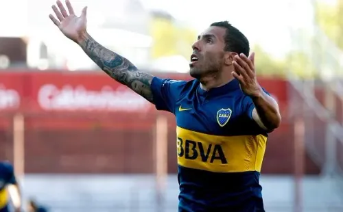 Tevez tras un partido estelar ante Argentinos Juniors en 2015.