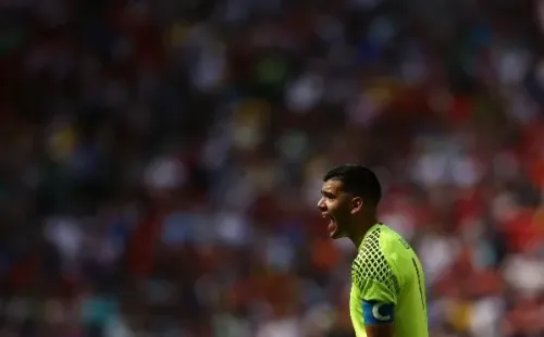 INTERNACIONAL. Gerónimo Rulli en los Juegos Olímpicos de 2016 contra Honduras (Foto: Getty).