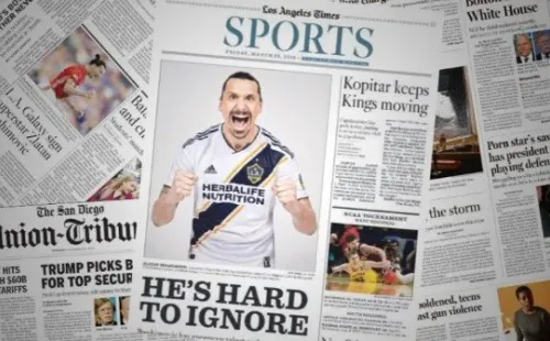 Las portadas de los diarios más importantes de la ciudad, inundados con la cara de Zlatan.