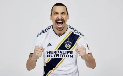 Zlatan Ibrahimovic con los colores de LA Galaxy.