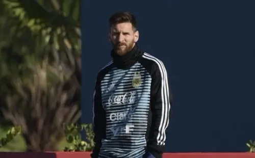 Foto de Lionel Messi, jugador de la Selección Argentina.