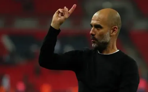 Foto de Pep Guardiola, entrenador de Manchester City.