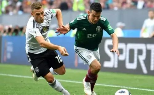 Lozano anotó el gol del triunfo ante Alemania.