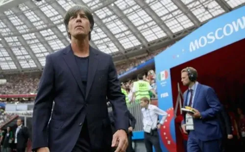 Joachim Löw durante el partido ante México.