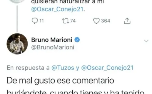 El cruce de Tuzos con Marioni (Twitter)